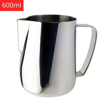 Load image into Gallery viewer, Milk Steaming &amp; Frothing Pitcher, Stainless Steel Non-Stick Milk Jug Pull Flower Cup Perfect For Coffee Cappuccino Latte Art
