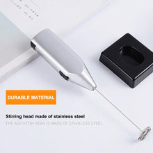 Load image into Gallery viewer, Electric Milk Frother Kitchen Tools Drink Foamer Whisk Mixer Stirrer Coffee Cappuccino Creamer Kitchen Frothy Blend Egg Beater
